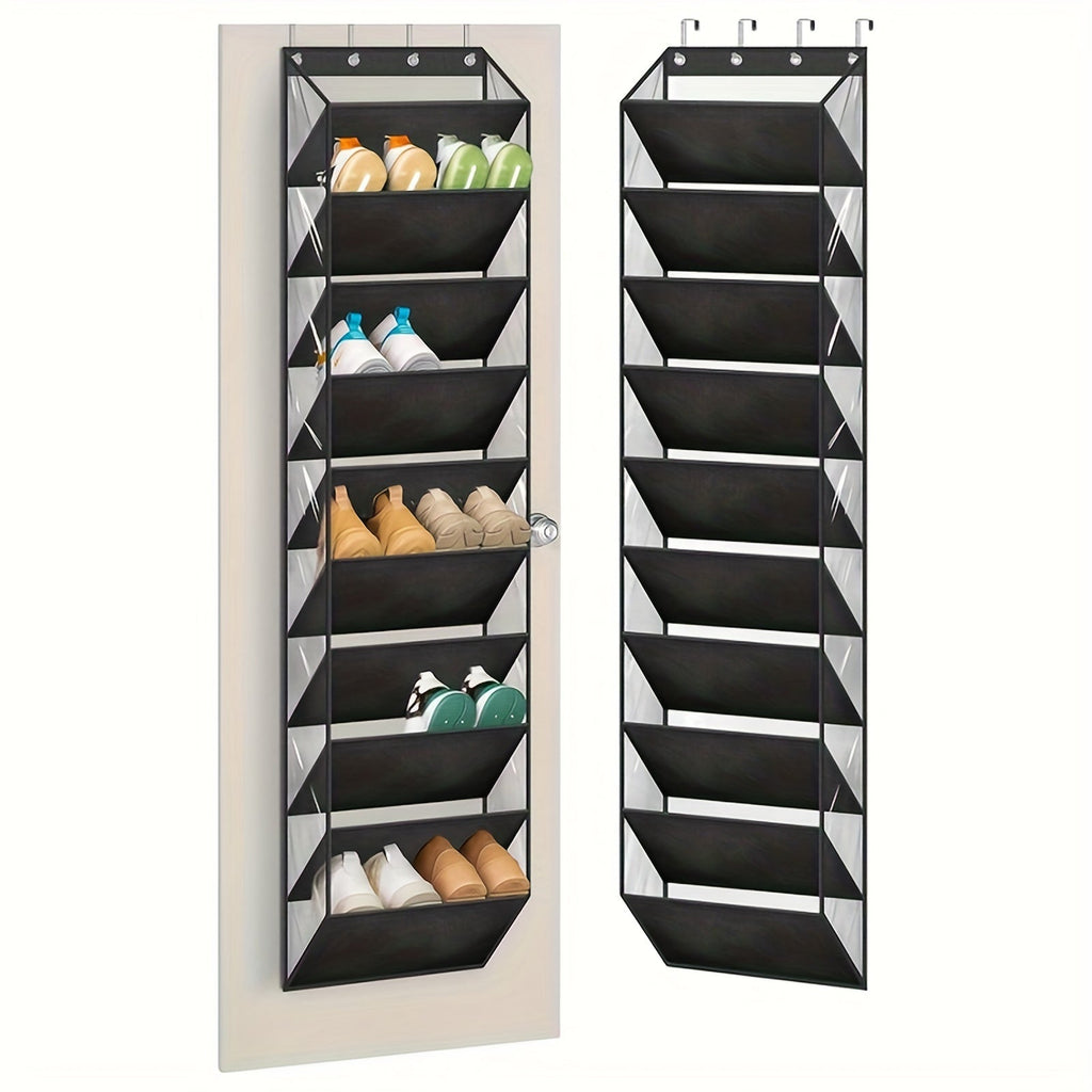 10-Tier Over-the-Door Foldable Shoe Organizer-1