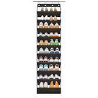 10-Tier Over-the-Door Foldable Shoe Organizer-0